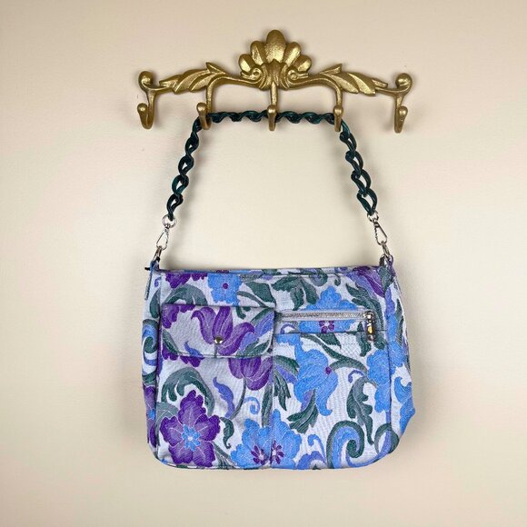 Hvisk Handbags - Hvisk Amble Pocket Garden Bag - New With Tags - Light Purple Floral